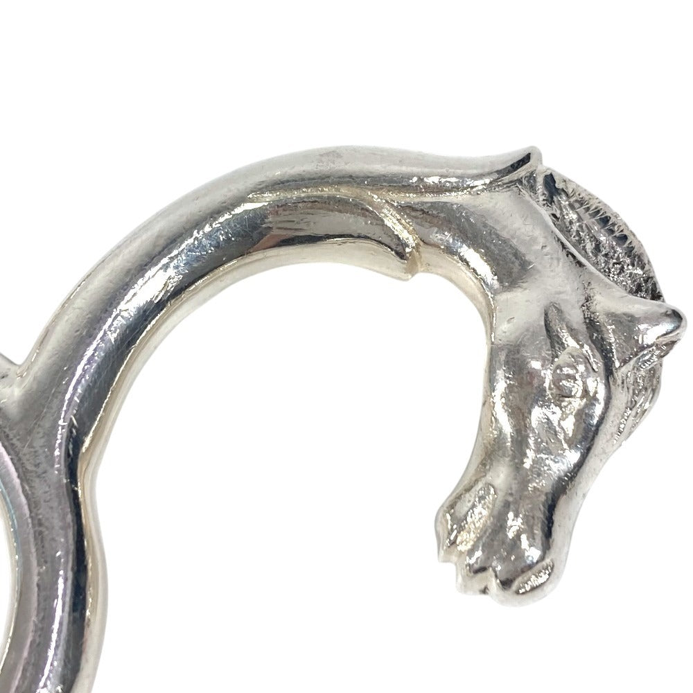 HERMES ホースヘッド シュバル 馬 コースター 鍋敷き インテリア オブジェ SV925 ユニセックス シルバー