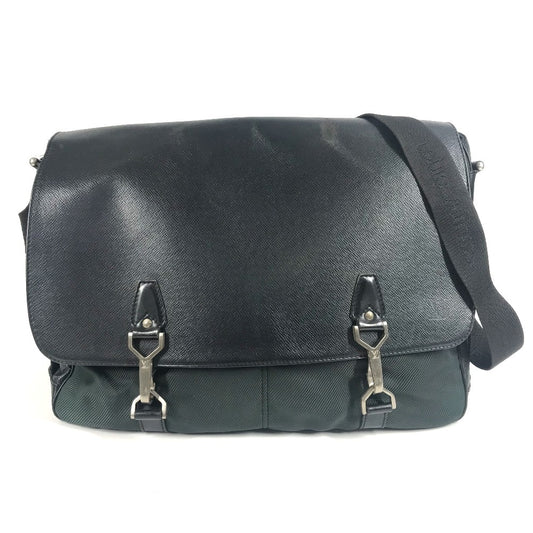 LOUIS VUITTON M30162 タイガ デルスー カバン フラップ 斜め掛け メッセンジャーバッグ ショルダーバッグ ナイロン ユニセックス カーキ