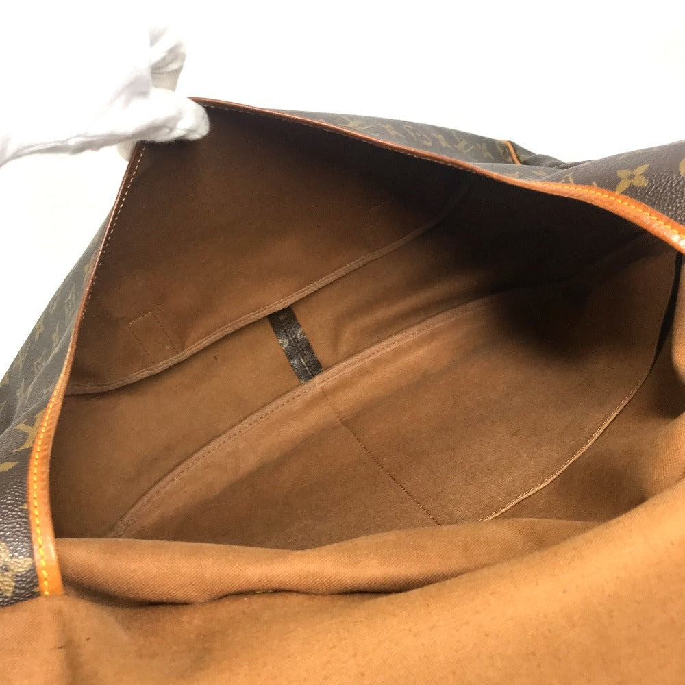 LOUIS VUITTON M42252 Monogram Saumur 43 Crossbody Flap Shoulder Bag in Monogram Canvas, Unisex, Brown