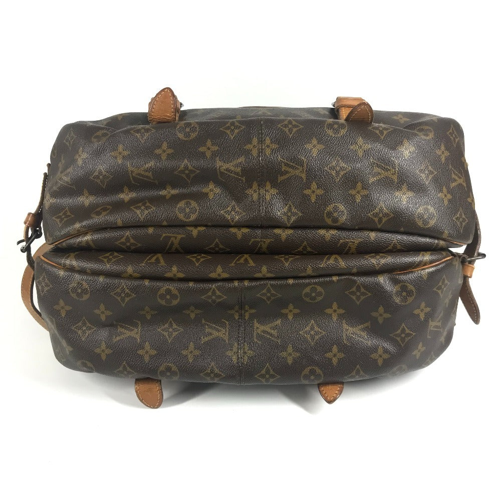 LOUIS VUITTON M42252 Monogram Saumur 43 Crossbody Flap Shoulder Bag in Monogram Canvas, Unisex, Brown