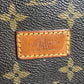 LOUIS VUITTON M42252 Monogram Saumur 43 Crossbody Flap Shoulder Bag in Monogram Canvas, Unisex, Brown