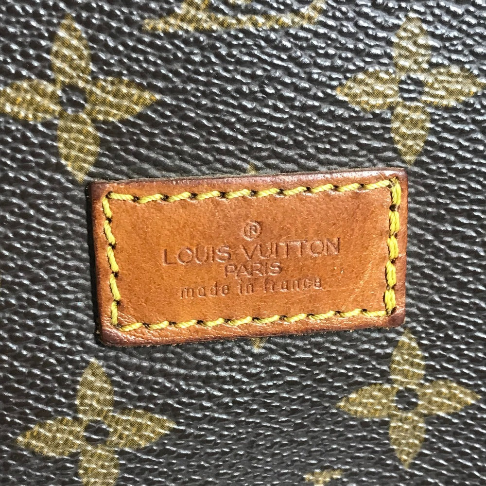 LOUIS VUITTON M42252 Monogram Saumur 43 Crossbody Flap Shoulder Bag in Monogram Canvas, Unisex, Brown