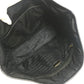 PRADA Cahier Trompe L'oeil Logo Stripe Bag Shoulder Bag Tote Bag Leather/Nylon Unisex Black