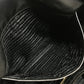 PRADA Cahier Trompe L'oeil Logo Stripe Bag Shoulder Bag Tote Bag Leather/Nylon Unisex Black