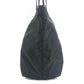 PRADA Cahier Trompe L'oeil Logo Stripe Bag Shoulder Bag Tote Bag Leather/Nylon Unisex Black