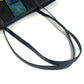 PRADA Cahier Trompe L'oeil Logo Stripe Bag Shoulder Bag Tote Bag Leather/Nylon Unisex Black
