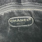 CHANEL ロゴ カバン ショルダーバッグ 肩掛け トートバッグ キャビアスキン レディース ブラック