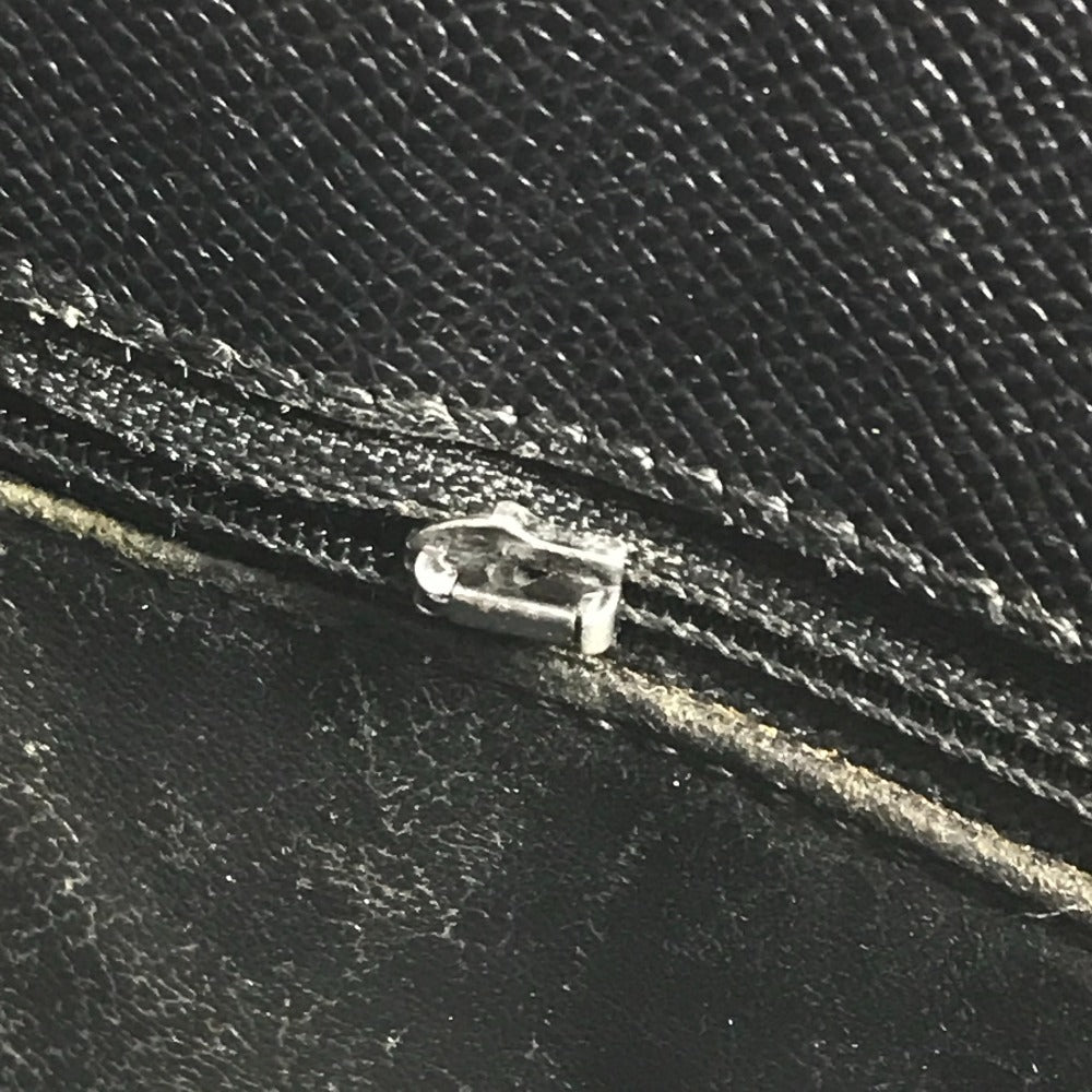 CHANEL ロゴ カバン ショルダーバッグ 肩掛け トートバッグ キャビアスキン レディース ブラック