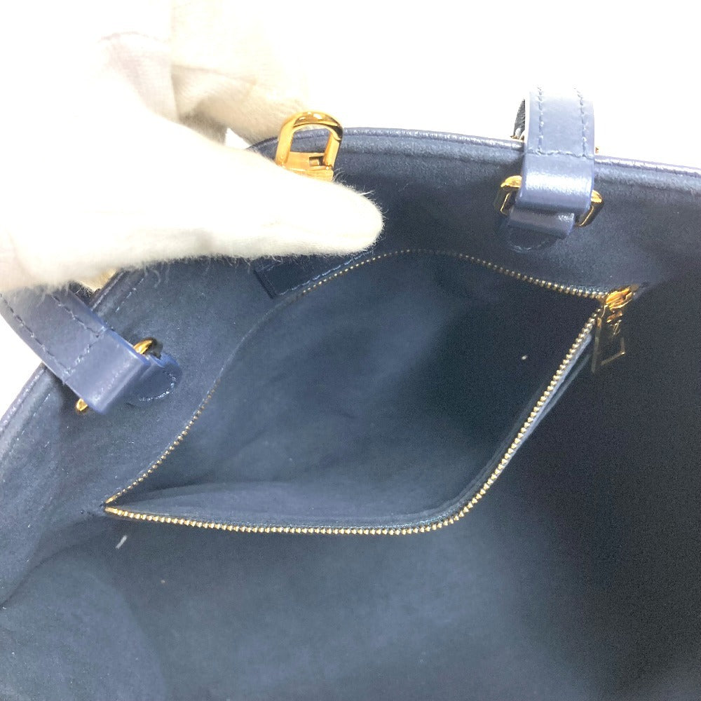 LOUIS VUITTON M24834 セーラーズ ノット ノーティカル オンザゴーMM 斜め掛け カバン BOX ボックス ショルダーバッグ レザー ユニセックス ネイビー