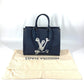 LOUIS VUITTON M24834 セーラーズ ノット ノーティカル オンザゴーMM 斜め掛け カバン BOX ボックス ショルダーバッグ レザー ユニセックス ネイビー