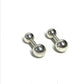 TIFFANY&Co. Logo Accessories Jewelry Cufflinks SV925 Unisex Silver