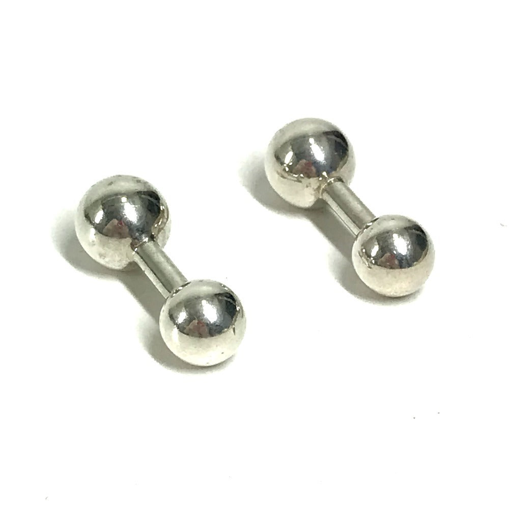 TIFFANY&Co. Logo Accessories Jewelry Cufflinks SV925 Unisex Silver