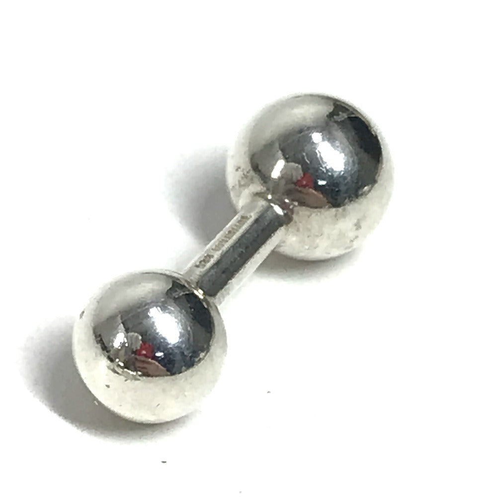 TIFFANY&Co. Logo Accessories Jewelry Cufflinks SV925 Unisex Silver