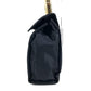 PRADA Big Logo Triangle Logo Plate Bag Metal Handle Tote Bag Flap Handbag Nylon Unisex Navy