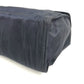 PRADA Big Logo Triangle Logo Plate Bag Metal Handle Tote Bag Flap Handbag Nylon Unisex Navy