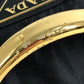 PRADA Big Logo Triangle Logo Plate Bag Metal Handle Tote Bag Flap Handbag Nylon Unisex Navy