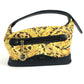 VERSACE ヴィンテージ レオパード 豹 ヒョウ バニティバッグ カバン ポーチ ハンドバッグ PVC/レザー ユニセックス イエロー
