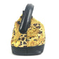 VERSACE ヴィンテージ レオパード 豹 ヒョウ バニティバッグ カバン ポーチ ハンドバッグ PVC/レザー ユニセックス イエロー