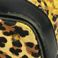 VERSACE ヴィンテージ レオパード 豹 ヒョウ バニティバッグ カバン ポーチ ハンドバッグ PVC/レザー ユニセックス イエロー