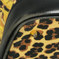 VERSACE ヴィンテージ レオパード 豹 ヒョウ バニティバッグ カバン ポーチ ハンドバッグ PVC/レザー ユニセックス イエロー