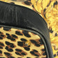 VERSACE ヴィンテージ レオパード 豹 ヒョウ バニティバッグ カバン ポーチ ハンドバッグ PVC/レザー ユニセックス イエロー