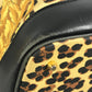 VERSACE ヴィンテージ レオパード 豹 ヒョウ バニティバッグ カバン ポーチ ハンドバッグ PVC/レザー ユニセックス イエロー
