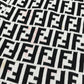 FENDI Vintage Zucchino Logo Apparel Mini Skirt Bottoms Skirt Cotton Women's Black
