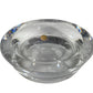 BVLGARI Rosenthal logo ashtray, glass, unisex, clear