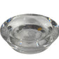 BVLGARI Rosenthal logo ashtray, glass, unisex, clear