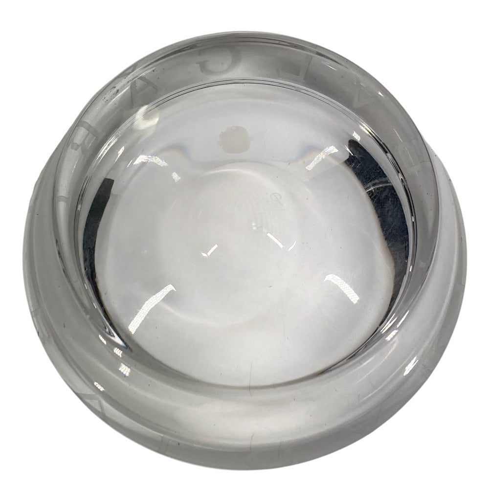 BVLGARI Rosenthal logo ashtray, glass, unisex, clear