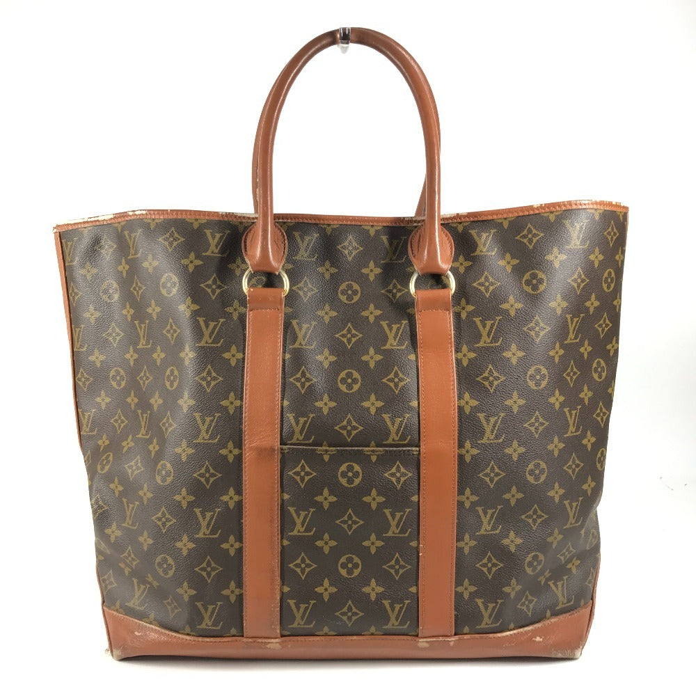 LOUIS VUITTON M42420 Monogram Sac Weekend GM Tote Bag, Boston Bag, Shoulder Bag, Monogram Canvas, Unisex, Brown