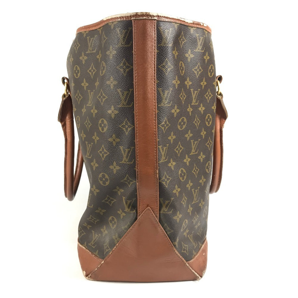 LOUIS VUITTON M42420 Monogram Sac Weekend GM Tote Bag, Boston Bag, Shoulder Bag, Monogram Canvas, Unisex, Brown