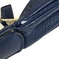 HERMES Gao Bag Shoulder Bag Leather Unisex Blue
