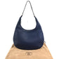 HERMES Gao Bag Shoulder Bag Leather Unisex Blue