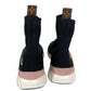 LOUIS VUITTON Aftergame Line Sock Sneakers Rainbow Logo Shoes Sneakers Canvas Women's Black