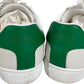 GUCCI 659912 Logo Cat Shoes Sneakers Leather Women's Green