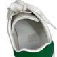 GUCCI 659912 Logo Cat Shoes Sneakers Leather Women's Green