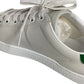 GUCCI 659912 Logo Cat Shoes Sneakers Leather Women's Green