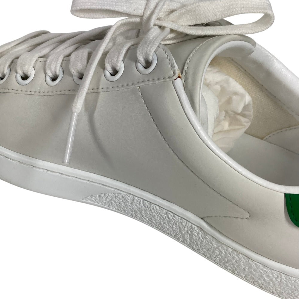 GUCCI 659912 Logo Cat Shoes Sneakers Leather Women's Green
