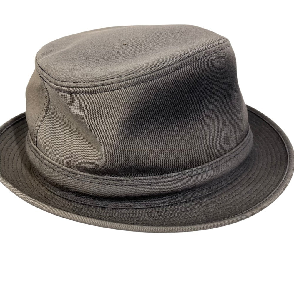 HERMES H logo Hat Cap Bucket Hat Bob Hat Hat Cotton Unisex Gray