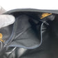 BALLY B Logo Quilted Tassel Fringe Crossbody Bag Pochette Shoulder Bag Leather Unisex Black