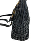 BALLY B Logo Quilted Tassel Fringe Crossbody Bag Pochette Shoulder Bag Leather Unisex Black