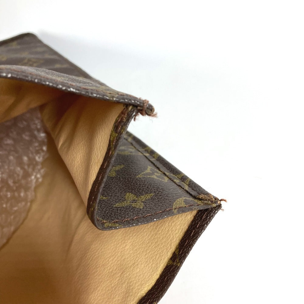 LOUIS VUITTON M51140 Monogram Sac Plat Tote Bag, Vertical Tote Handbag, Monogram Canvas, Unisex, Brown