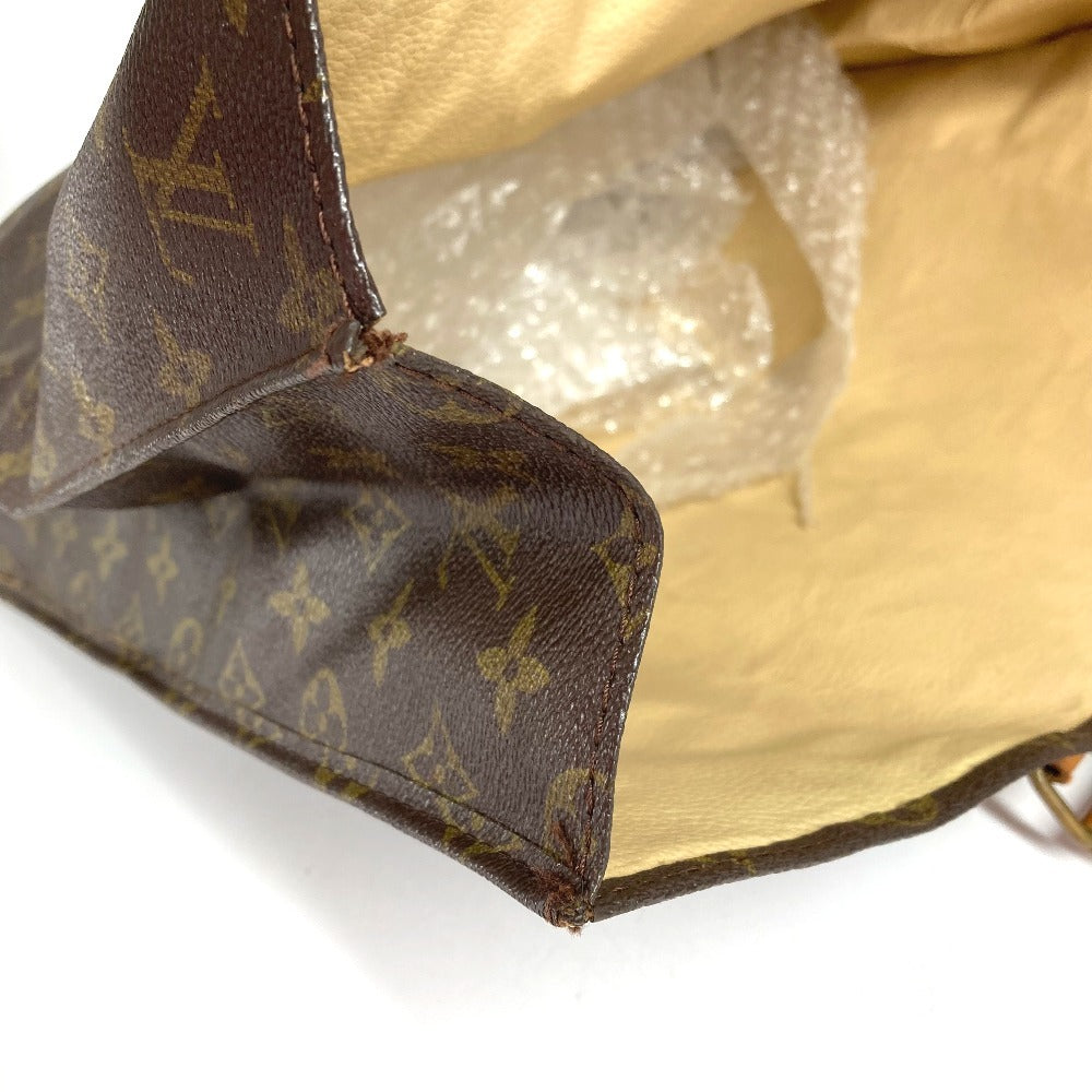 LOUIS VUITTON M51140 Monogram Sac Plat Tote Bag, Vertical Tote Handbag, Monogram Canvas, Unisex, Brown