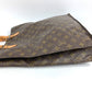 LOUIS VUITTON M51140 Monogram Sac Plat Tote Bag, Vertical Tote Handbag, Monogram Canvas, Unisex, Brown