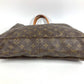 LOUIS VUITTON M51140 Monogram Sac Plat Tote Bag, Vertical Tote Handbag, Monogram Canvas, Unisex, Brown