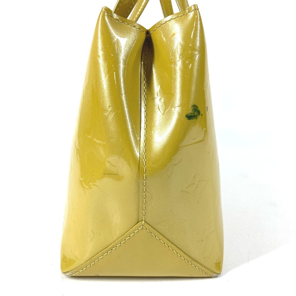 LOUIS VUITTON M91643 Monogram Vernis Wilshire PM Wilshire PM Bag Tote Bag Handbag Monogram Vernis Women's Vert Impression Yellow