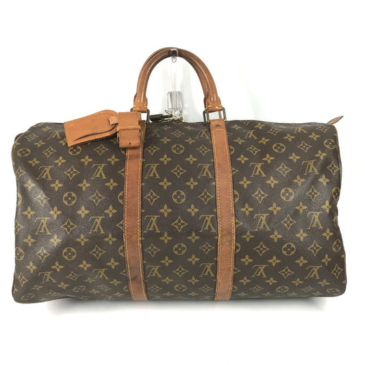 LOUIS VUITTON M41426 Monogram Keepall 50 Keepall 50 Travel Bag Handbag Travel Bag Boston Bag Monogram Canvas Women's Brown