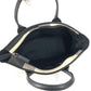 BALLY B Logo Busy B Bag Tote Bag Handbag Leather/Canvas Unisex Black