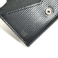 LOUIS VUITTON M56582 Epi Envelope Carte de Visite Business Card Case, Pass Case with Flap, Bifold Card Case, Epi Leather, Unisex, Noir Black